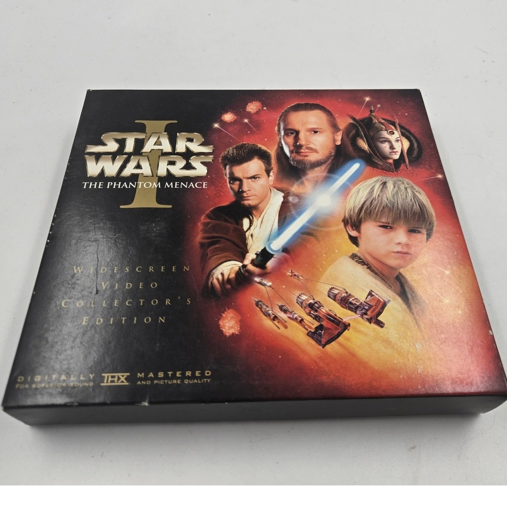 Star Wars Episode I The Phantom Menace Widescreen Collector's Edition VHS Set